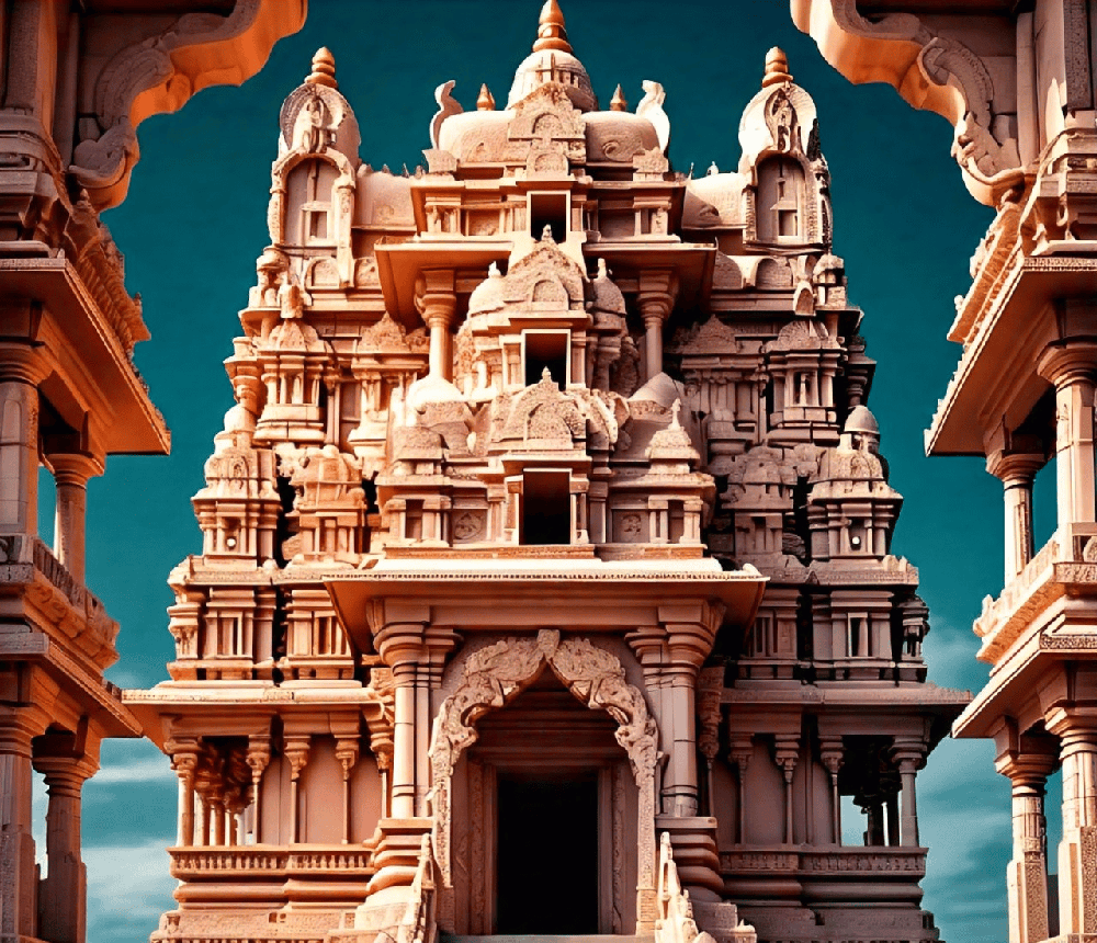 symbolism of Hindu temple architecture